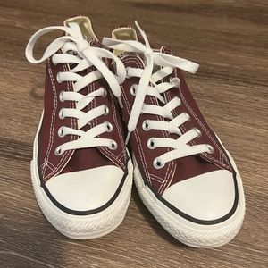 Burgundy Converse Classic Chuck